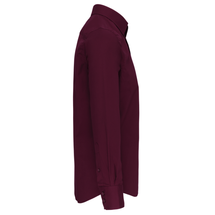 Chemise homme manches longues coton / élasthanne kariban