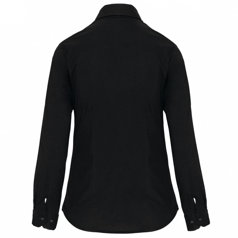 Chemise femme manches longues coton / élasthanne kariban
