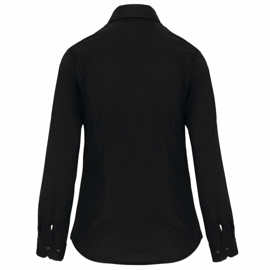 Chemise femme manches longues coton / élasthanne kariban