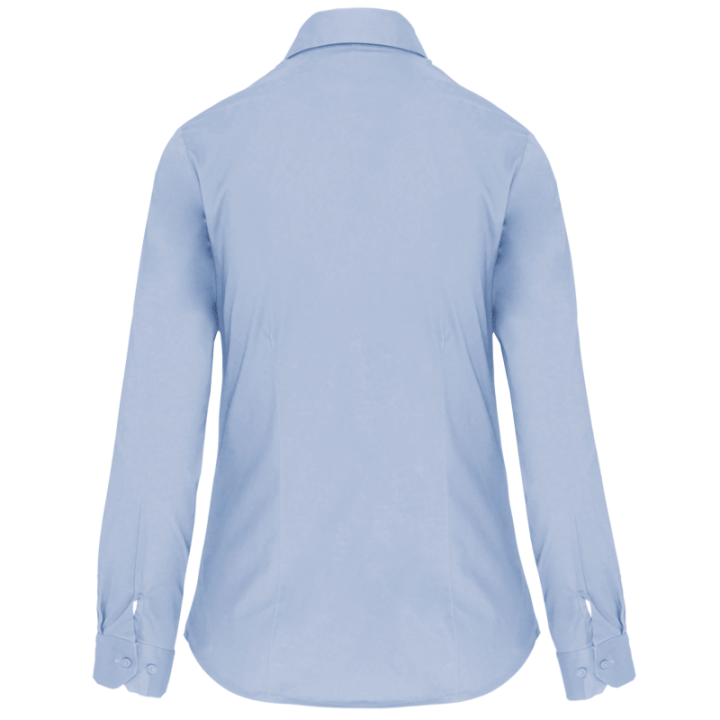 Chemise femme manches longues coton / élasthanne kariban
