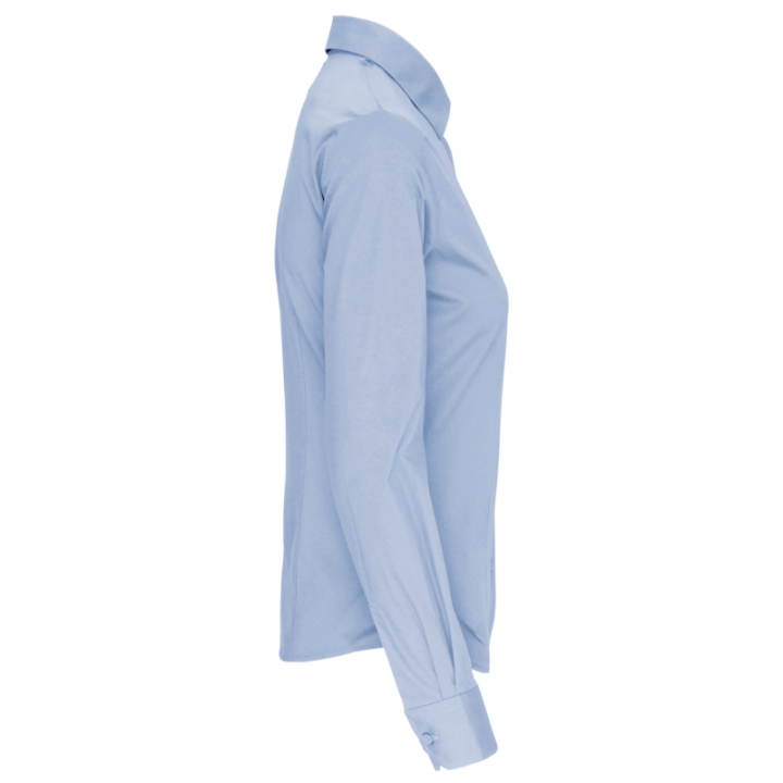 Chemise femme manches longues coton / élasthanne kariban