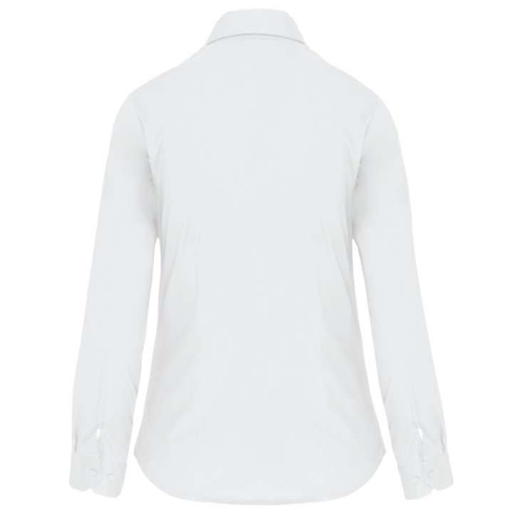 Chemise femme manches longues coton / élasthanne kariban