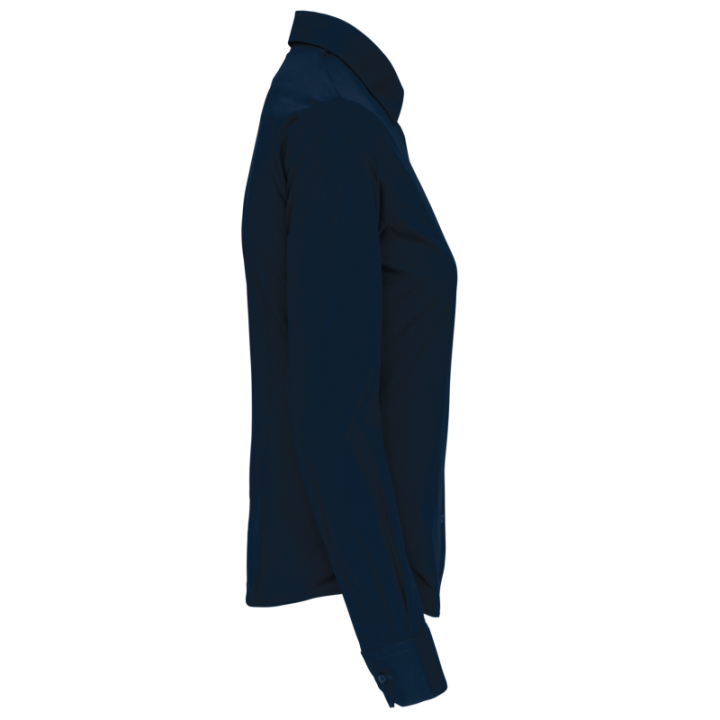 Chemise femme manches longues coton / élasthanne kariban