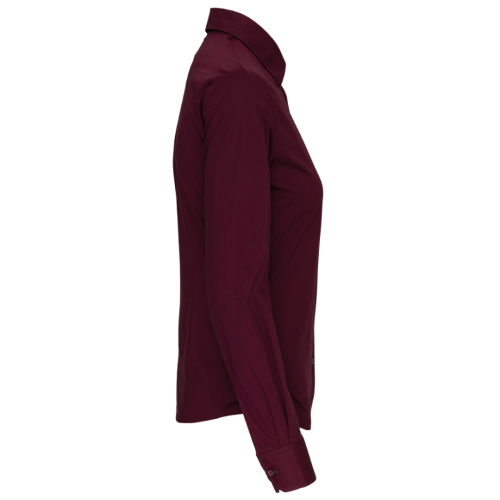 Chemise femme manches longues coton / élasthanne kariban