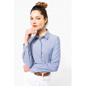 Chemise femme oxford manches longues kariban