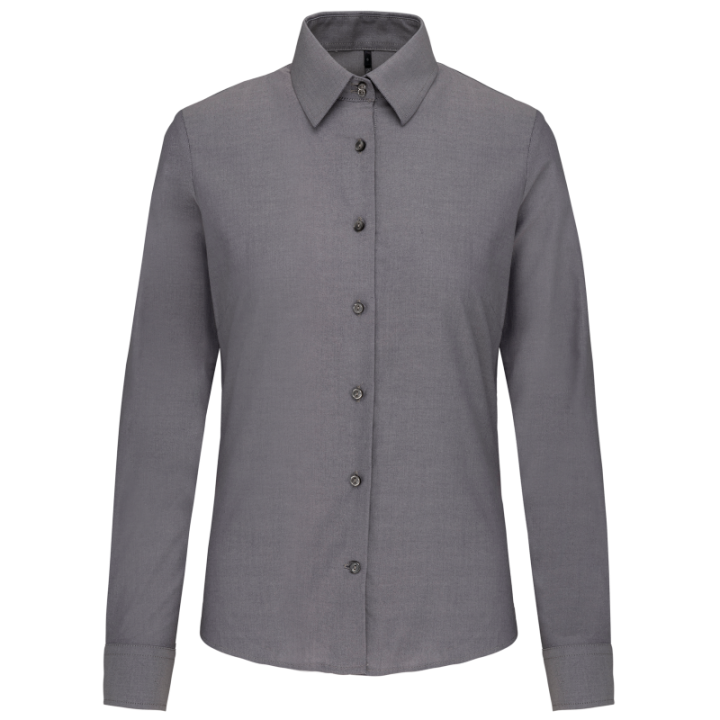 Chemise femme oxford manches longues kariban