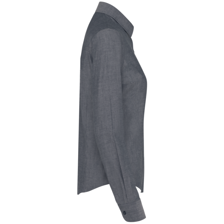 Chemise femme oxford manches longues kariban