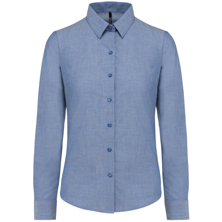 Chemise femme oxford manches longues kariban