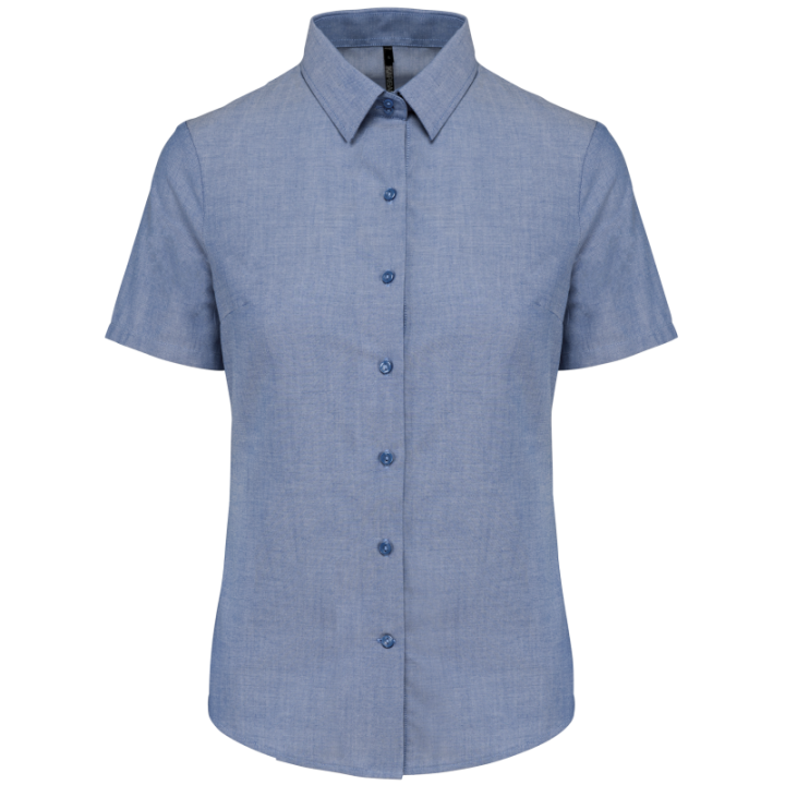 Chemisette femme Oxford manches courtes Kariban