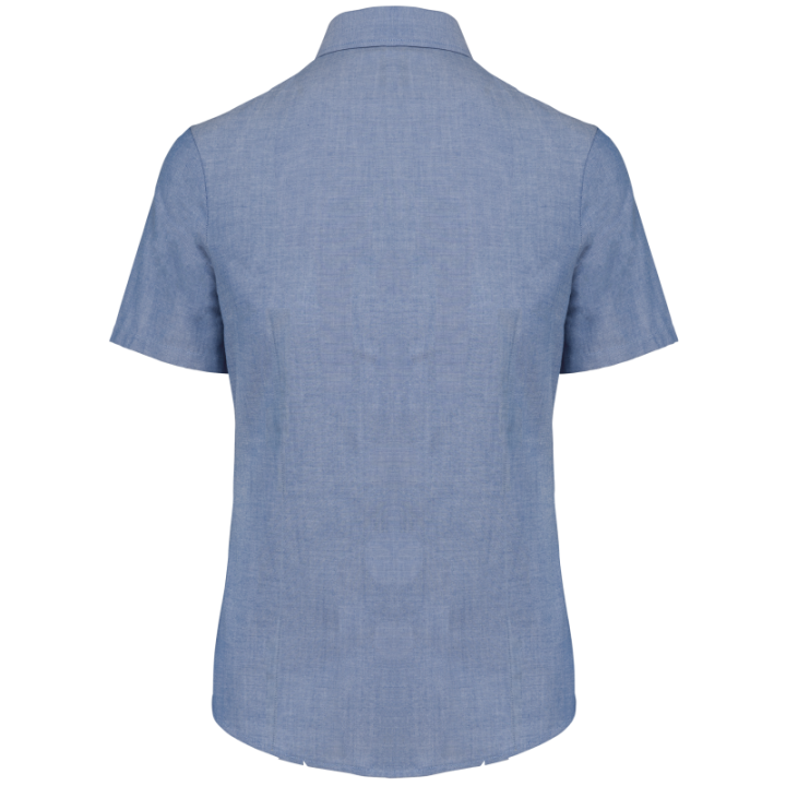Chemisette femme Oxford manches courtes Kariban