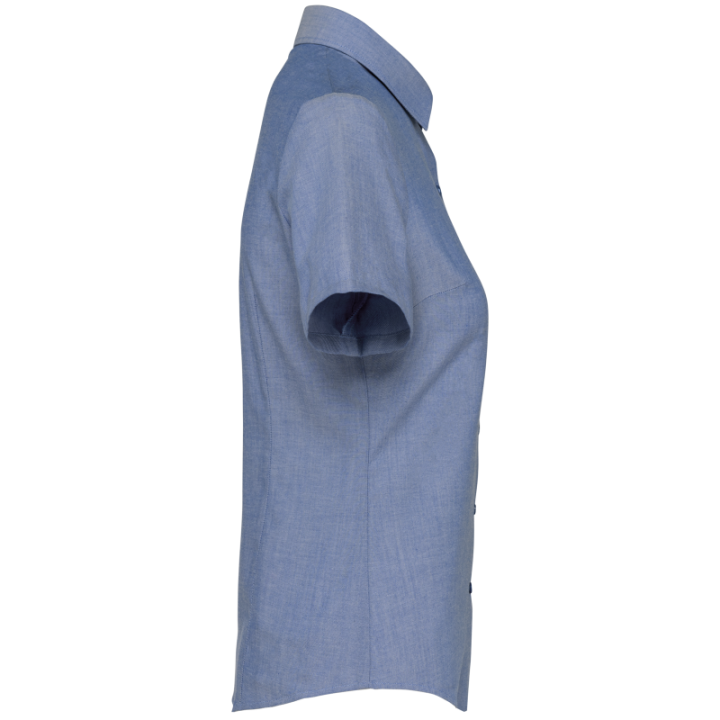 Chemisette femme Oxford manches courtes Kariban