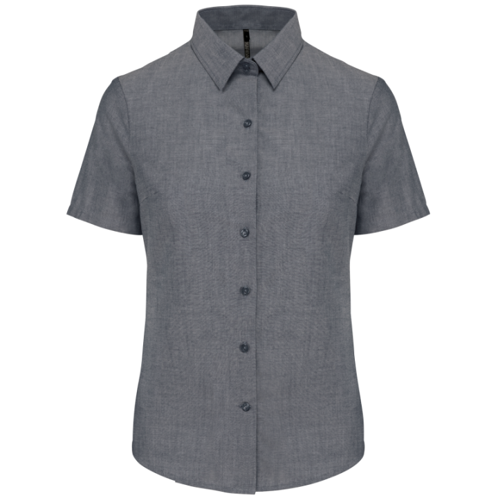 Chemisette femme Oxford manches courtes Kariban