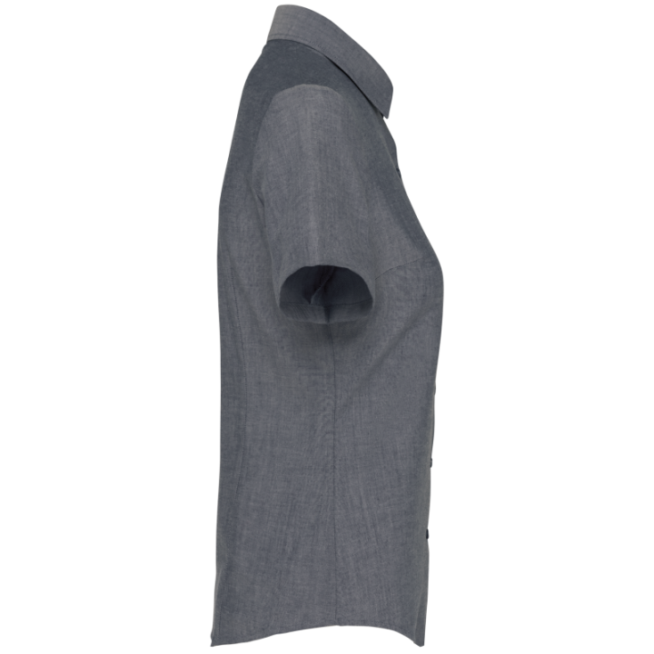 Chemisette femme Oxford manches courtes Kariban