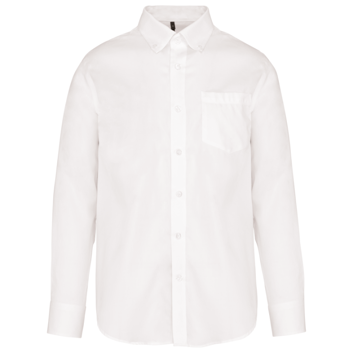 Chemise homme manches longues sans repassage kariban