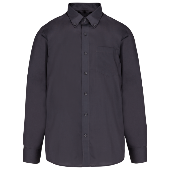 Chemise homme manches longues sans repassage kariban