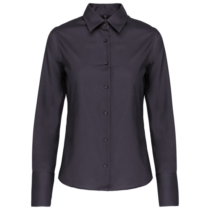 Chemise femme manches longues sans repassage kariban