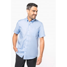 Chemisette homme manches courtes sans repassage kariban
