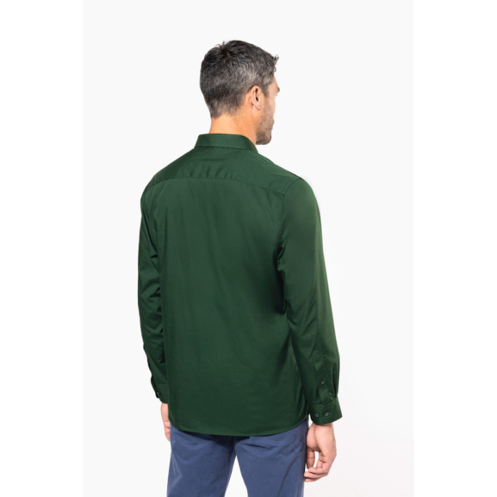 Chemise polycoton manches longues jofrey kariban