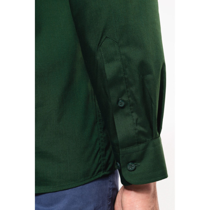 Chemise polycoton manches longues jofrey kariban