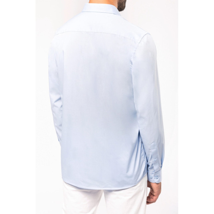 Chemise polycoton manches longues jofrey kariban