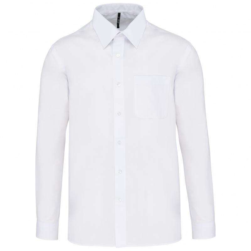 Chemise polycoton manches longues jofrey kariban