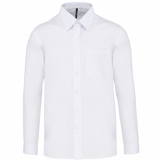 Chemise polycoton manches longues jofrey kariban