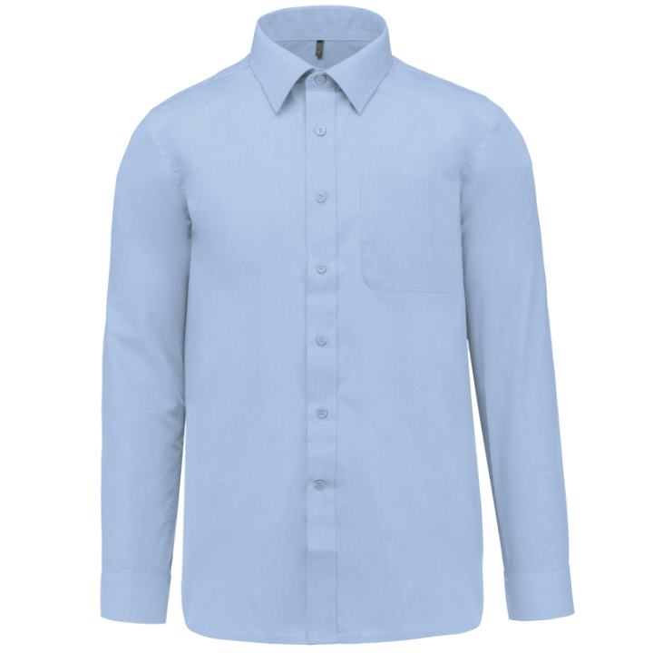 Chemise polycoton manches longues jofrey kariban