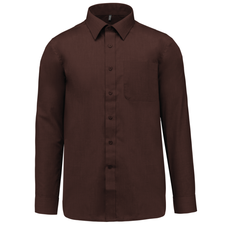 Chemise polycoton manches longues jofrey kariban