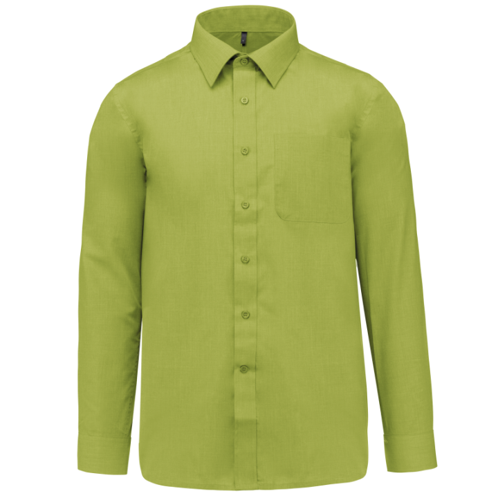 Chemise polycoton manches longues jofrey kariban