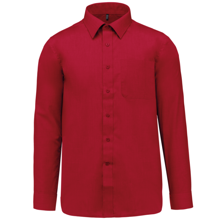Chemise polycoton manches longues jofrey kariban