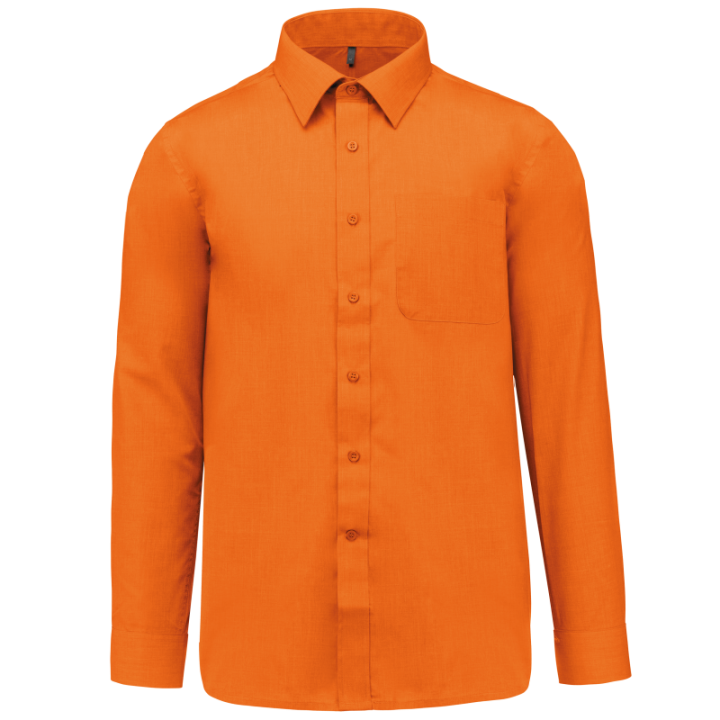 Chemise polycoton manches longues jofrey kariban