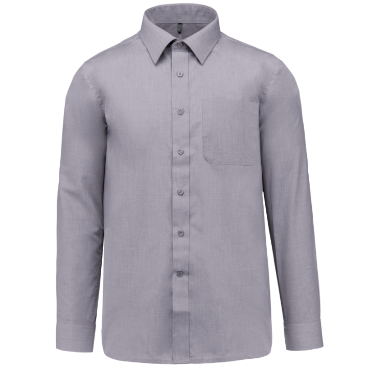 Chemise polycoton manches longues jofrey kariban