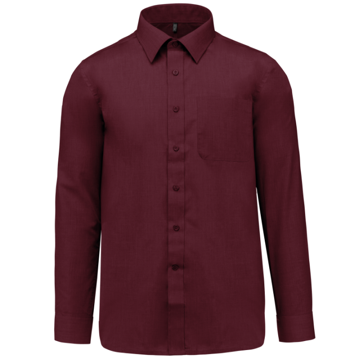 Chemise polycoton manches longues jofrey kariban