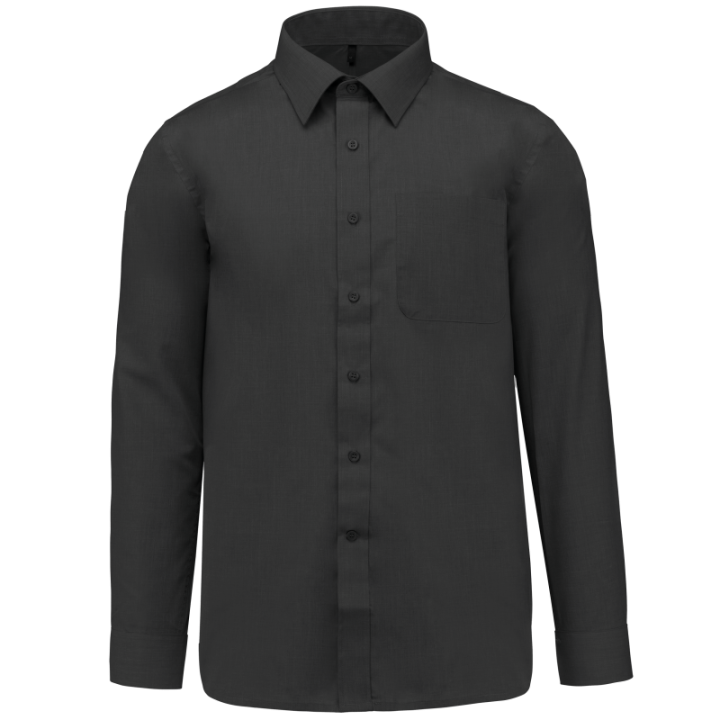 Chemise polycoton manches longues jofrey kariban