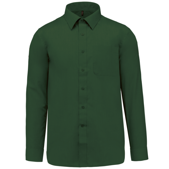 Chemise polycoton manches longues jofrey kariban