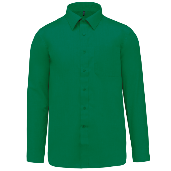 Chemise polycoton manches longues jofrey kariban