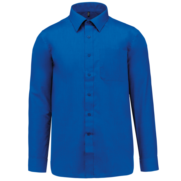 Chemise polycoton manches longues jofrey kariban