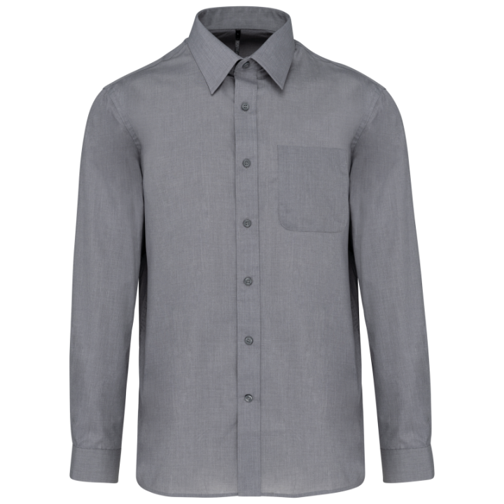Chemise polycoton manches longues jofrey kariban