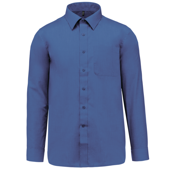 Chemise polycoton manches longues jofrey kariban