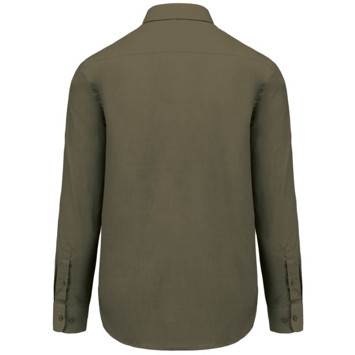 Chemise polycoton manches longues jofrey kariban