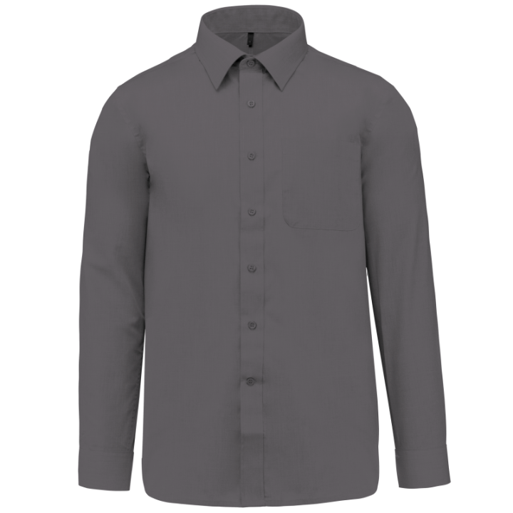 Chemise polycoton manches longues jofrey kariban