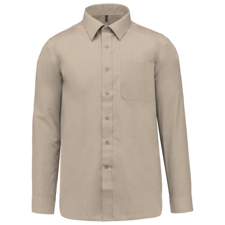 Chemise polycoton manches longues jofrey kariban