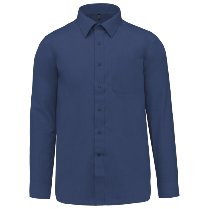 Chemise polycoton manches longues jofrey kariban