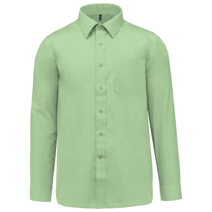 Chemise polycoton manches longues jofrey kariban
