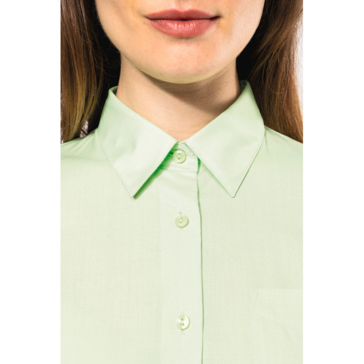 Chemise femme manches longues polycoton jessica kariban