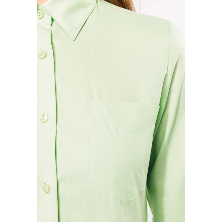 Chemise femme manches longues polycoton jessica kariban