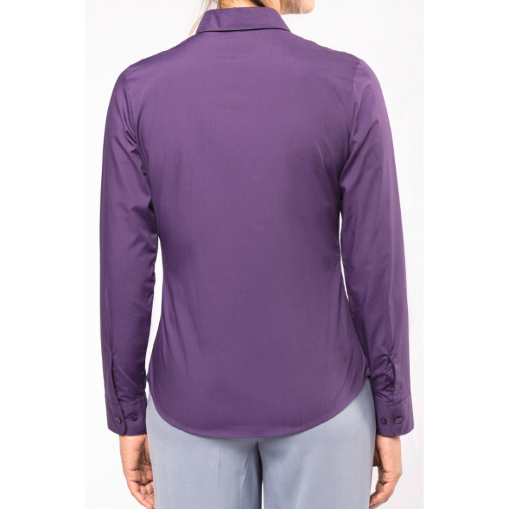 Chemise femme manches longues polycoton jessica kariban