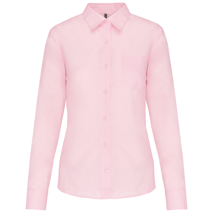 Chemise femme manches longues polycoton jessica kariban