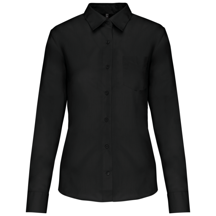 Chemise femme manches longues polycoton jessica kariban