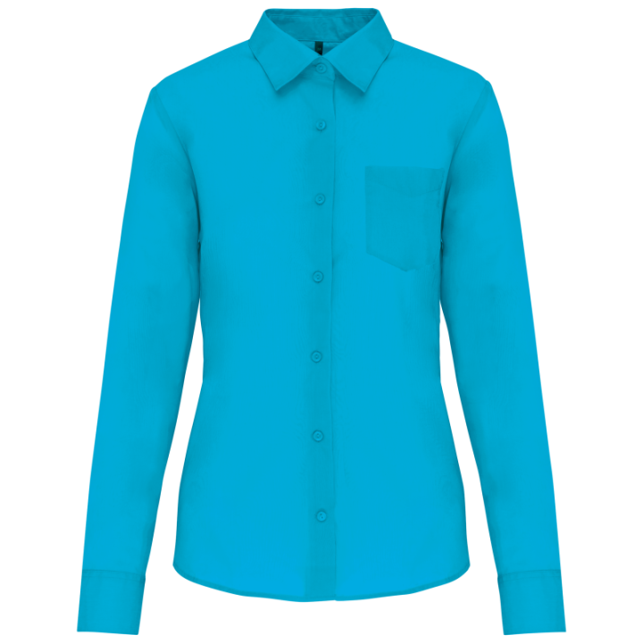 Chemise femme manches longues polycoton jessica kariban
